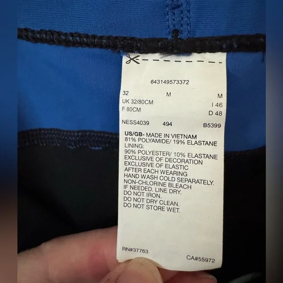 NIKE SWIM Victory Color Block Jammer - Picture 5 of 7